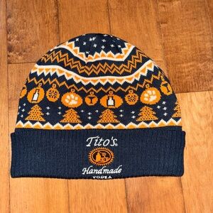 Tito’s Vodka Festive Blue and Orange tobogan NWT